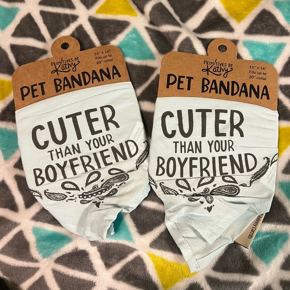 Light Blue Rayon dog Bandana(listing is for 1-message if you want both)